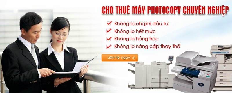 Cho thuê máy Photocopy cấu hình cao tại Thái Bình